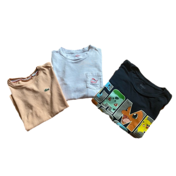 Pokémon Lacoste T-shirt Bundle great condition! - Picture 1 of 6